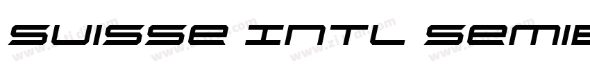Suisse Intl SemiBold字体转换